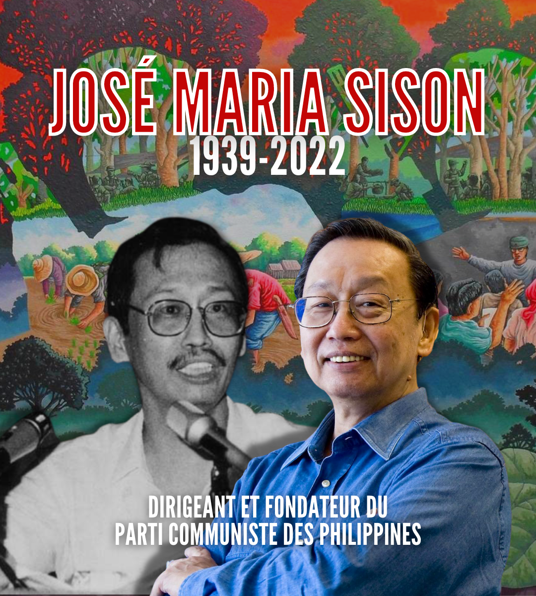 Philippines : décès de José Maria Sison, président du Parti Communiste